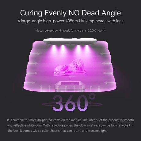 eSUN eCure Lite UV Resin Curing Light Box for LCD DLP SLA