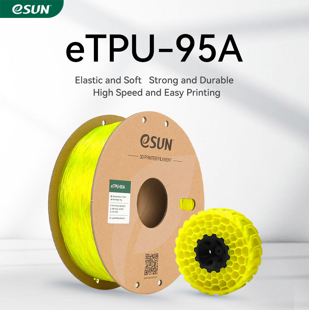 eSUN Flexible TPU-95A 1.75mm 3D Filament 1KG