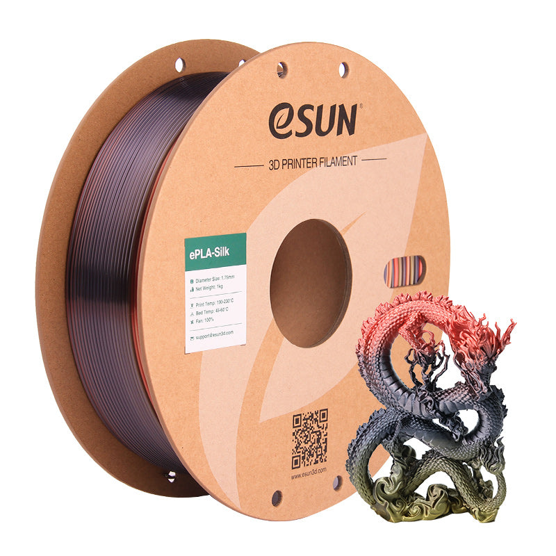 eSUN Silk PLA Rainbow 1.75mm 3D Filament 1KG