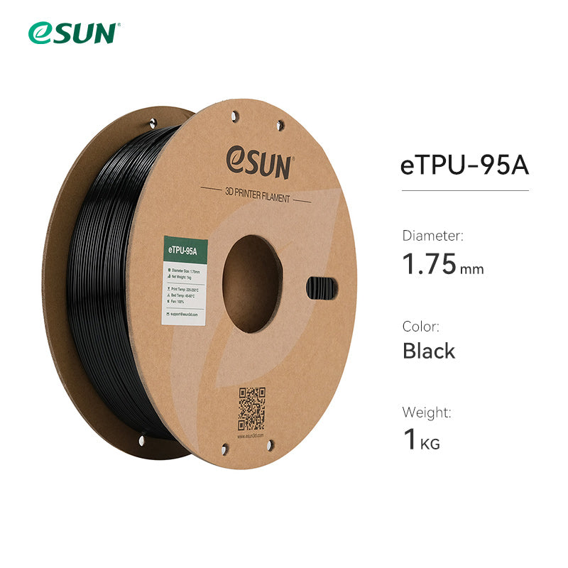 eSUN Flexible TPU 95A 1.75mm 3D Filament 10PCS