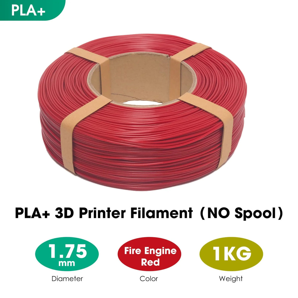 eSUN PLA+ 1.75mm Filaments Refill for 3D Printer No Spool 10PCS