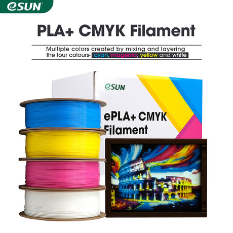 eSUN PLA+ CMYK Filament Bundle 4PCS