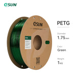 eSUN PETG 1.75mm 3D Filament 10PCS