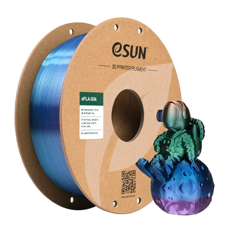 eSUN Silk PLA Rainbow 1.75mm 3D Filament 1KG