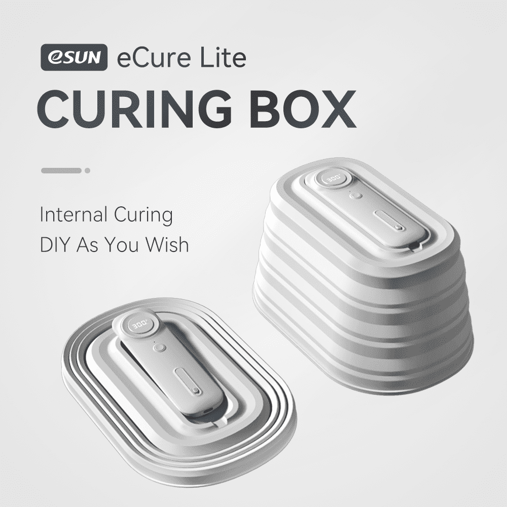 eSUN eCure Lite UV Resin Curing Light Box for LCD DLP SLA – eSUN Offical  Store