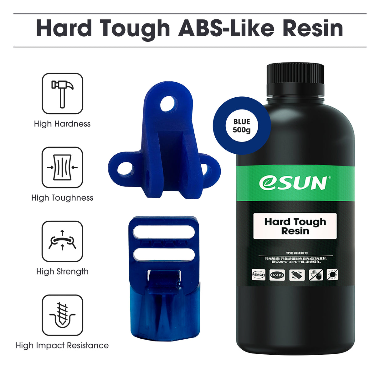 eSUN LCD Hard Tough ABS-Like Resin 0.5KG