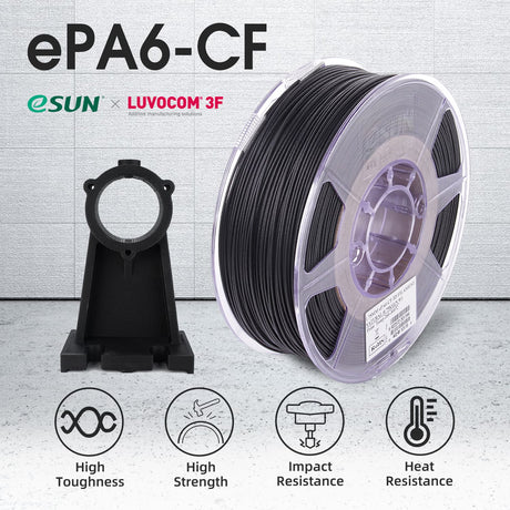 eSUN ePA6-CF/ePAHT-CF 1,75 mm 3D-Filament 0,75 kg