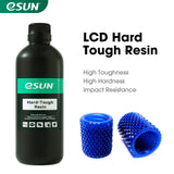 eSUN LCD Hard Tough ABS-Like Resin 0.5KG/1KG  10PCS