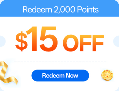 Redeem 2000 points